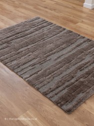 Cleo Stripes Brown Rug - Thumbnail - 2