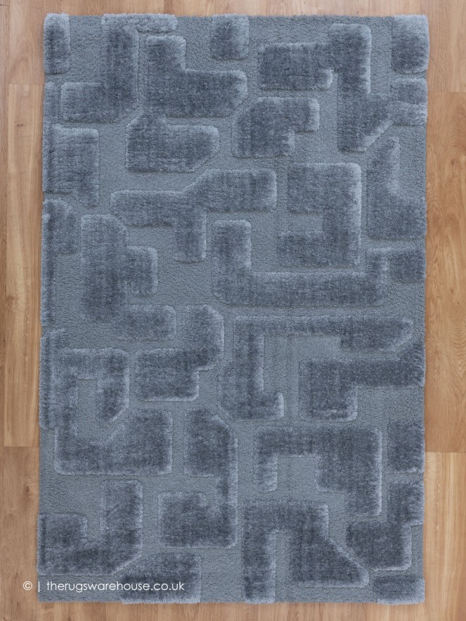 Cleo Circuit Silver Rug - 9