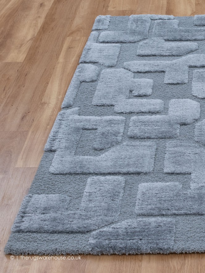 Cleo Circuit Silver Rug - 3