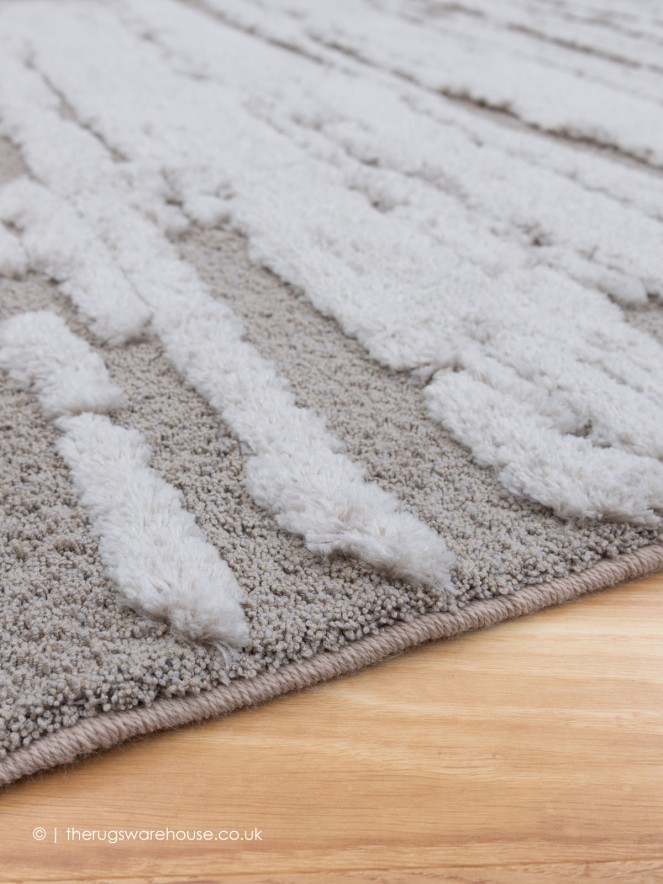 Cleo Stripes Mink Rug - 5
