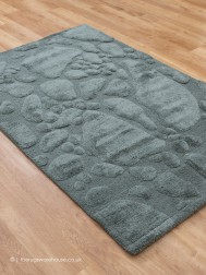 Cleo Pebbles Green Rug - Thumbnail - 2