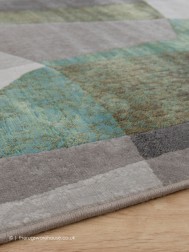 Clarton Green Mix Rug - Thumbnail - 4
