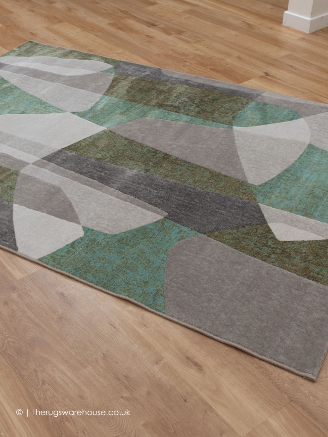 Clarton Green Mix Rug - 8
