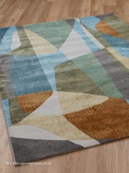 Clarton Blue Mix Rug - Thumbnail - 2