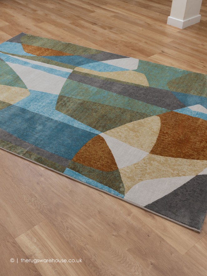 Clarton Blue Mix Rug - 8