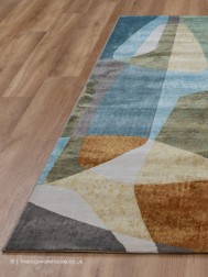 Clarton Blue Mix Rug - Thumbnail - 3
