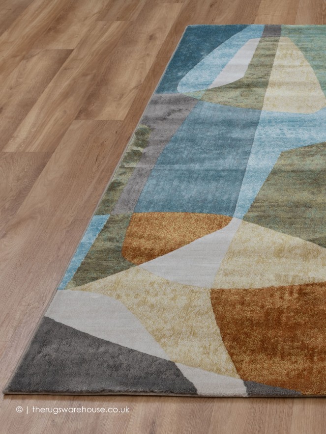 Clarton Blue Mix Rug - 3