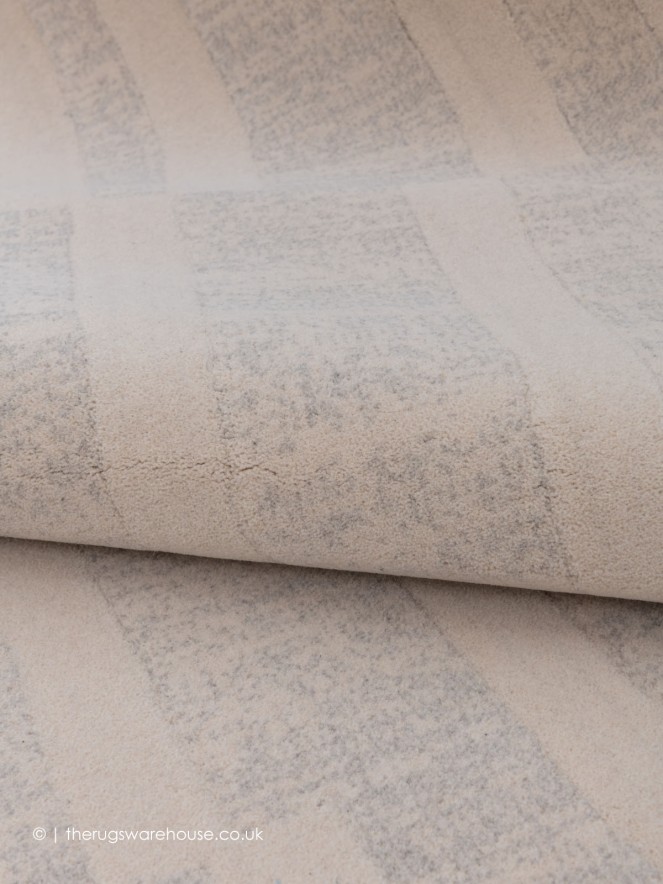 Split Cream Grey Rug - 3