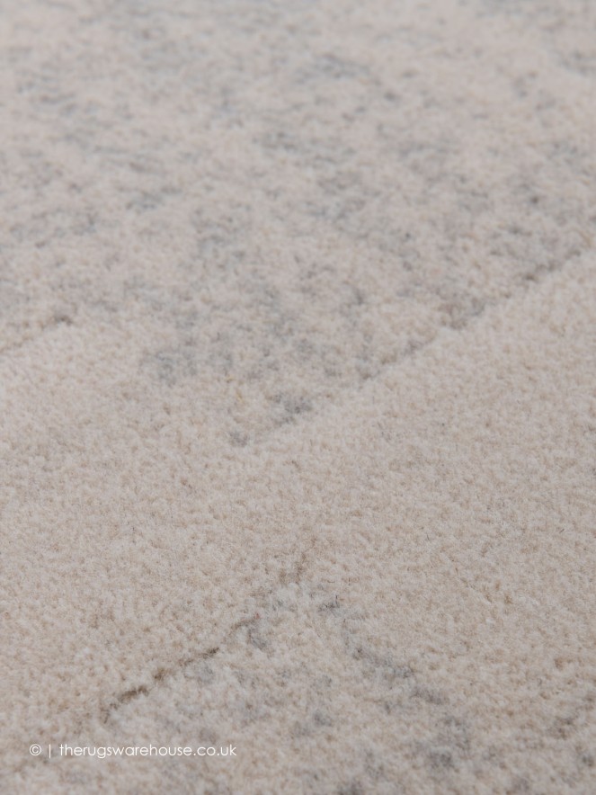 Split Cream Grey Rug - 6