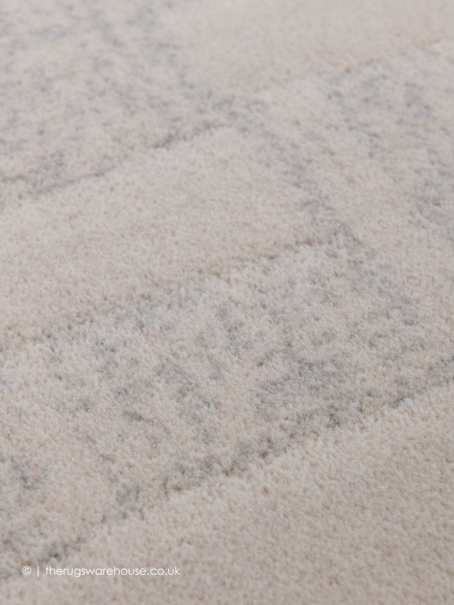 Split Cream Grey Rug - 7