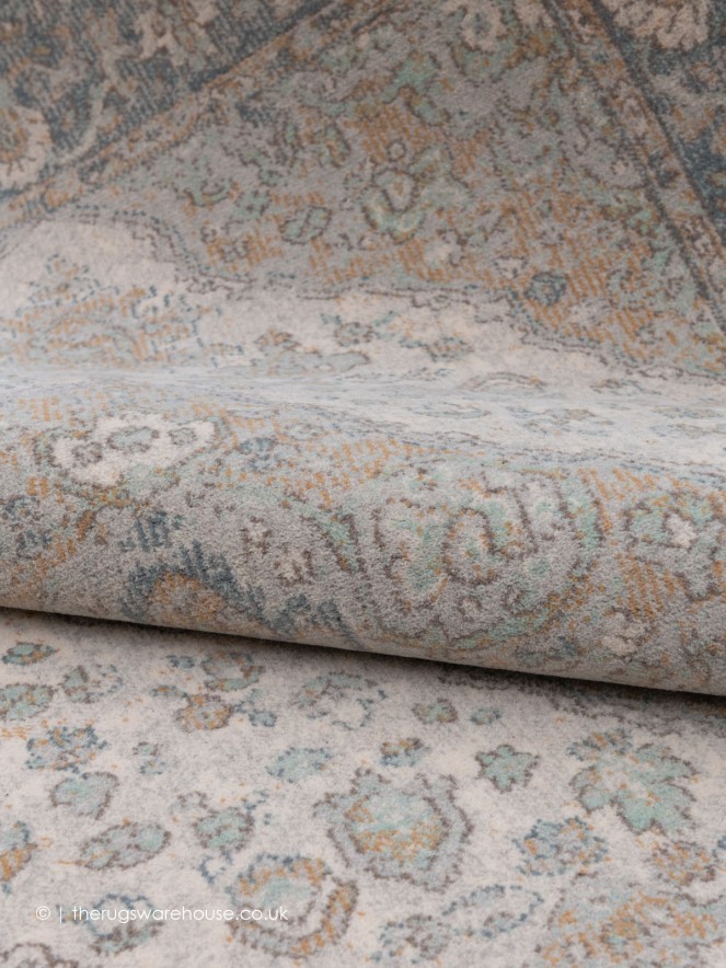 Asura Cream Blue Rug - 4