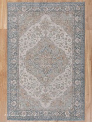 Asura Cream Blue Rug - Thumbnail - 8
