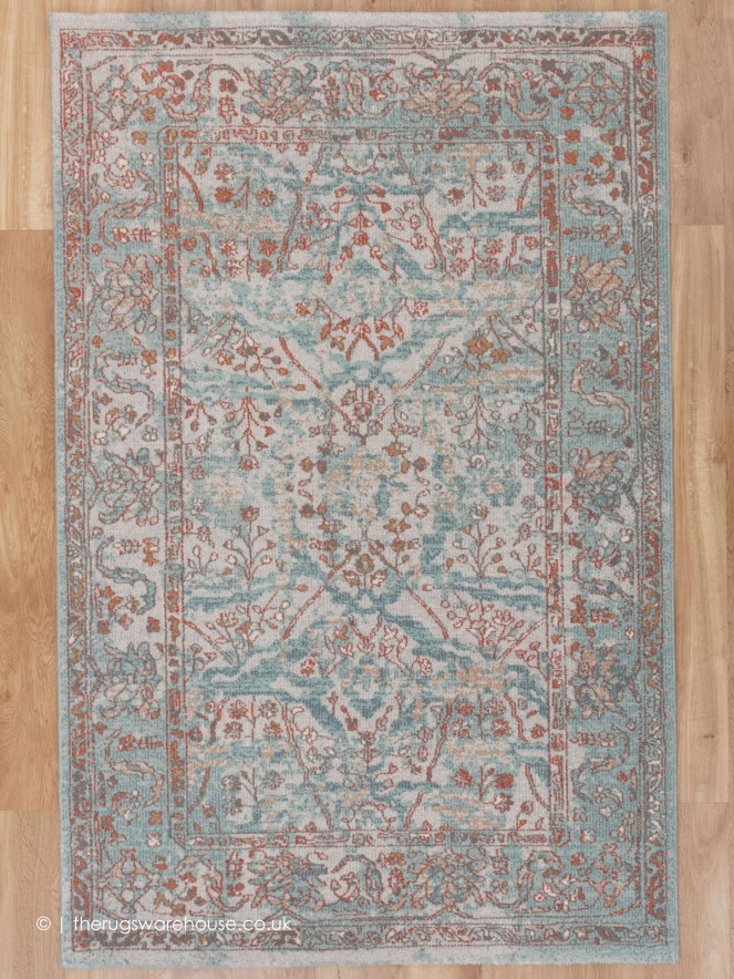 Shumka Teal Rug - 8