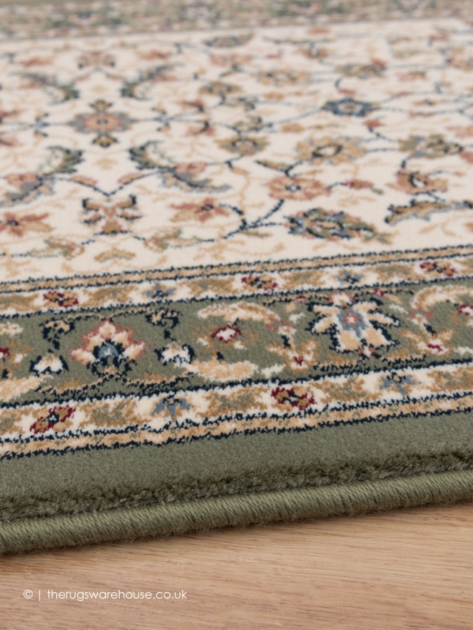 Menar Cream Green Rug - 3