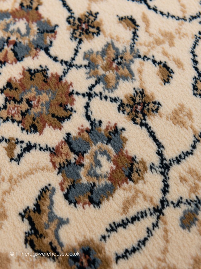 Menar Cream Green Rug - 5