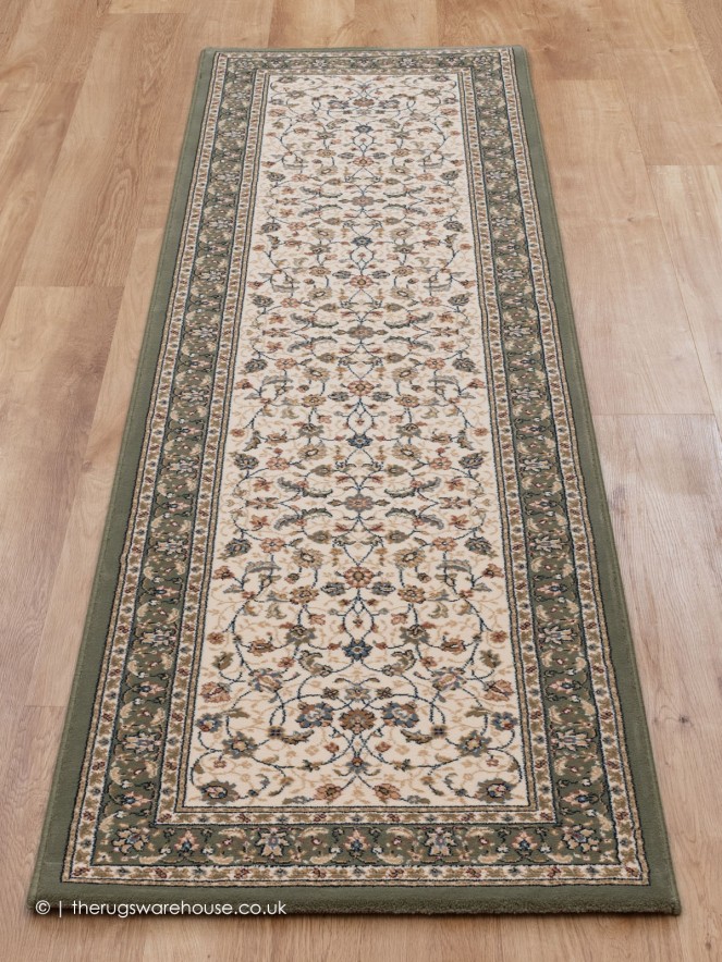 Menar Cream Green Runner - 3