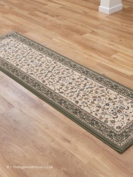 Menar Cream Green Runner - Thumbnail - 9
