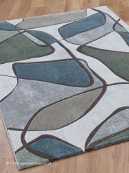 Crestino Teal Rug - Thumbnail - 4