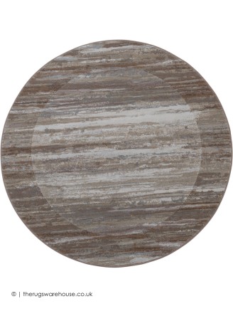 Fabricano Beige Grey Circle