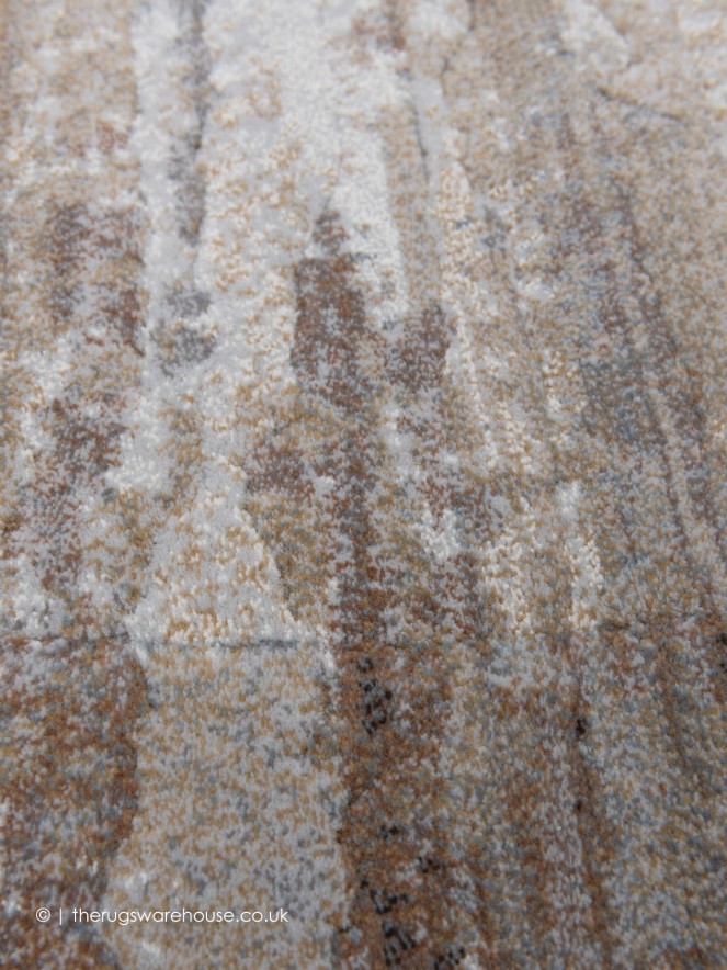 Fabricano Beige Grey Circle Rug - 5