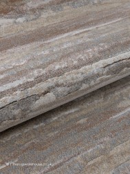 Fabricano Beige Grey Circle Rug - Thumbnail - 6