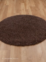 Twilight Rusty Brown Circle Rug - Thumbnail - 2