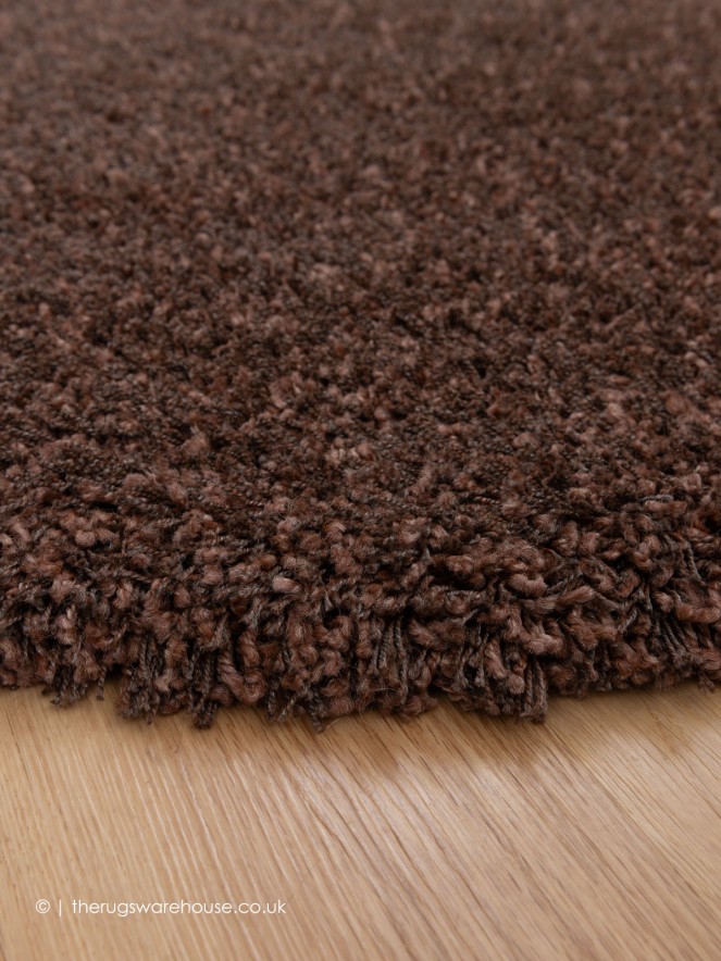 Twilight Rusty Brown Circle Rug - 3