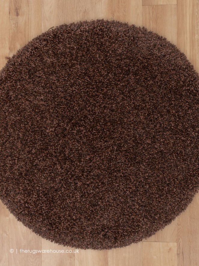 Twilight Rusty Brown Circle Rug - 6
