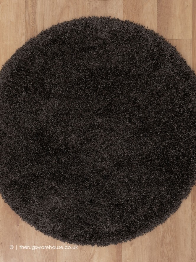 Twilight Charcoal Circle Rug - 6