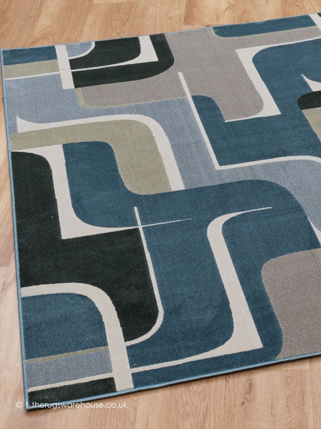 Nikki Blue Rug - 4