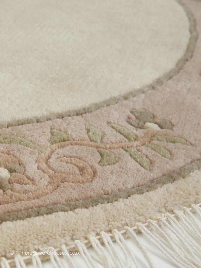 Gala Cream Circle Rug - 4