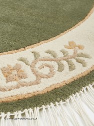 Gala Green Circle Rug - Thumbnail - 3