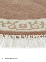 Gala Rose Circle Rug - Thumbnail - 5