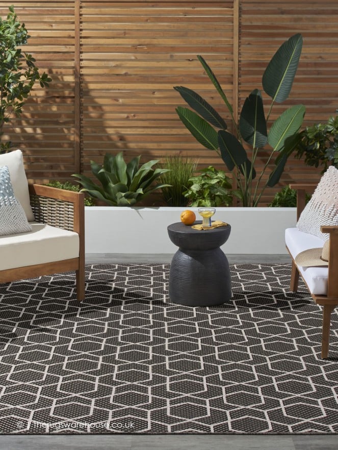 Horizon Geo Black Rug - 2