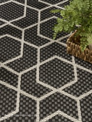 Horizon Geo Black Rug - Thumbnail - 3