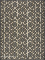 Horizon Geo Charcoal Rug - Thumbnail - 7