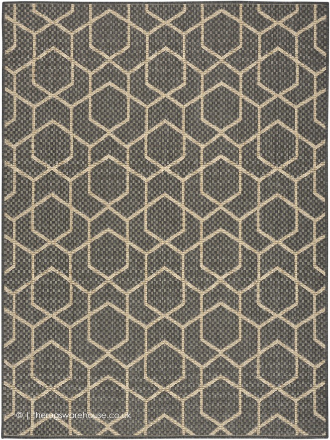 Horizon Geo Charcoal Rug - 7