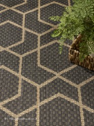 Horizon Geo Charcoal Rug - Thumbnail - 4