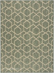 Horizon Geo Green Rug - Thumbnail - 8