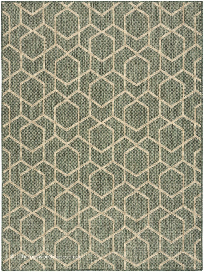 Horizon Geo Green Rug - 8