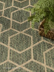Horizon Geo Green Rug - Thumbnail - 4