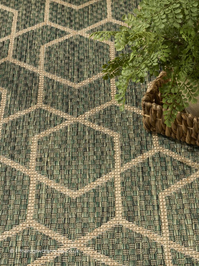 Horizon Geo Green Rug - 4