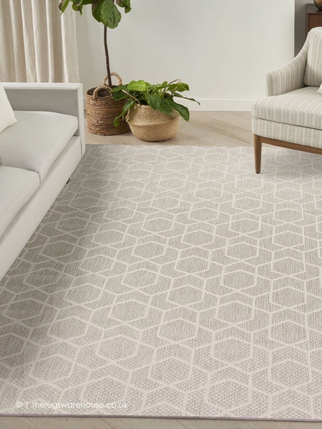 Horizon Geo Grey Rug - 3
