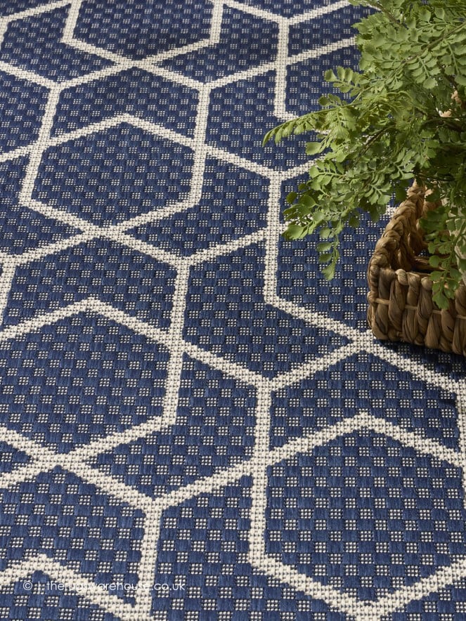 Horizon Geo Navy Rug - 4
