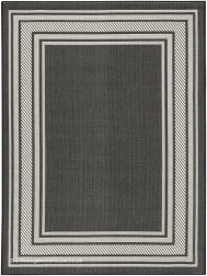 Horizon Border Black Rug - Thumbnail - 6