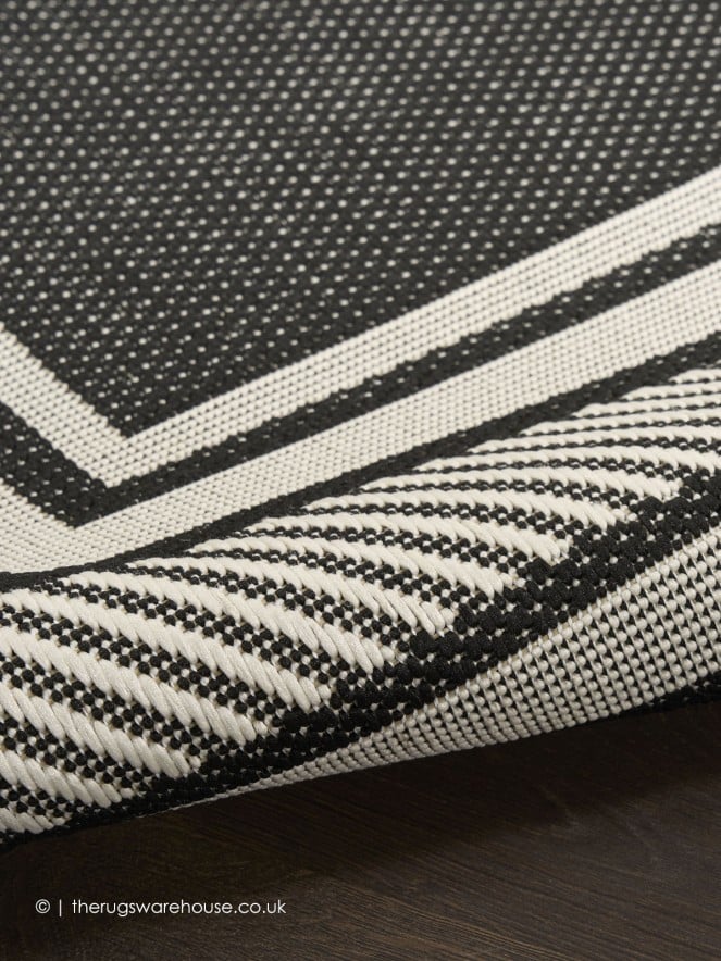 Horizon Border Black Rug - 5