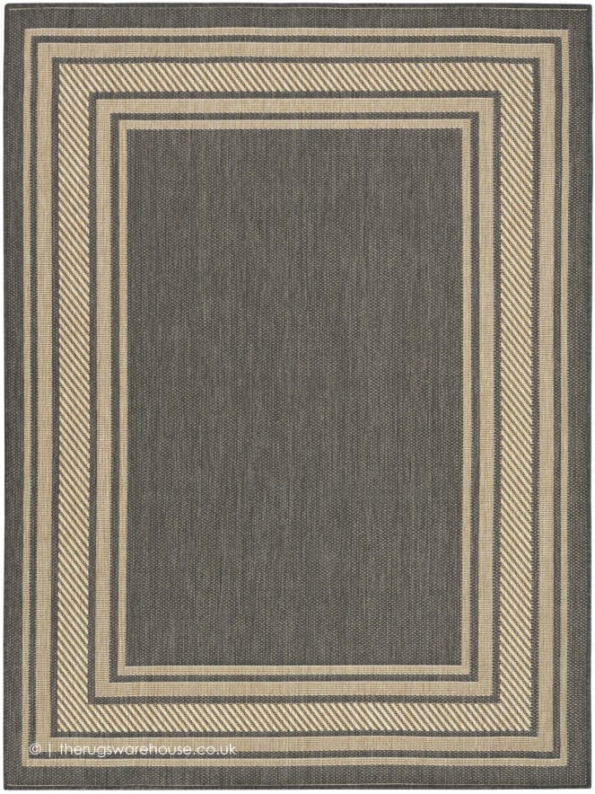 Horizon Border Charcoal Rug - 6