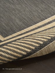 Horizon Border Charcoal Rug - Thumbnail - 5