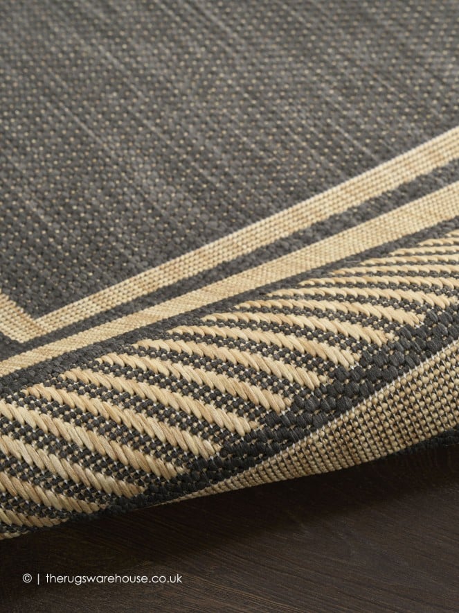 Horizon Border Charcoal Rug - 5