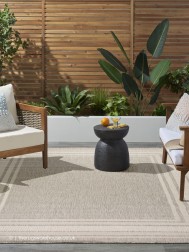 Horizon Border Grey Rug - Thumbnail - 2